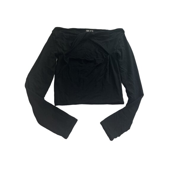 SER.O.YA Artemis Top in Black - Picture 1 of 4